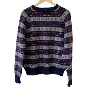 Vintage 100% Wool Men's Hunt Club Sweater, Excellent Condition, Size Large